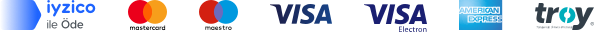 Visa,MasterCard İyzico logo